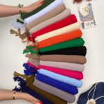 شال نخی پلیسه منگوله دار مادام بلا رشت