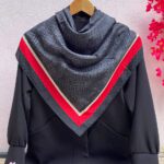 روسری طرحدار نخی شال و روسری مادام بلا