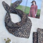 مینی اسکارف طرحدار پلنگی نخی مادام بلا