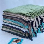 شال کنفی تک رنگ شال و روسری مادام بلا