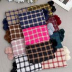 شال چهارخونه برشکا شال مادام بلا رشت