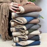 شال موهر دور نواردار شال مادام بلا رشت