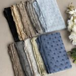 شال شیشه ای حریر و مخمل مادام بلا