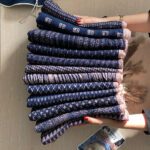 شال نخی طرحدار شال مادام بلا رشت