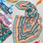 روسری نخی طرحدار زنانه