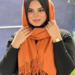 شال موهر وارداتی تک رنگ مادام بلا