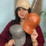 کلاه چرم پره دار تک رنگ مادام بلا