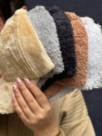 کلاه تدی تک رنگ ساده مادام بلا