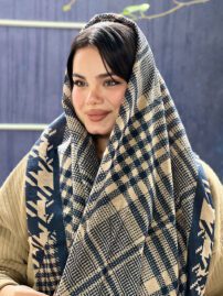 شال مارک طرحدار مخمل زنانه مادام بلا