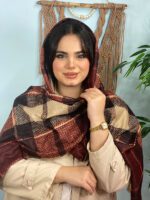 شال مخمل میکس چهارخونه مادام بلا