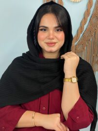شال بافت تک رنگ مادادم بلا رشت