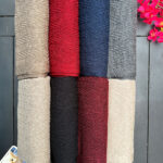 شال بافت طرحدار تک رنگ مادام بلا