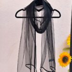 شال شیشه ای دور نوار توری مادام بلا