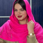 شال بافت تک رنگ شال و روسری مادام بلا