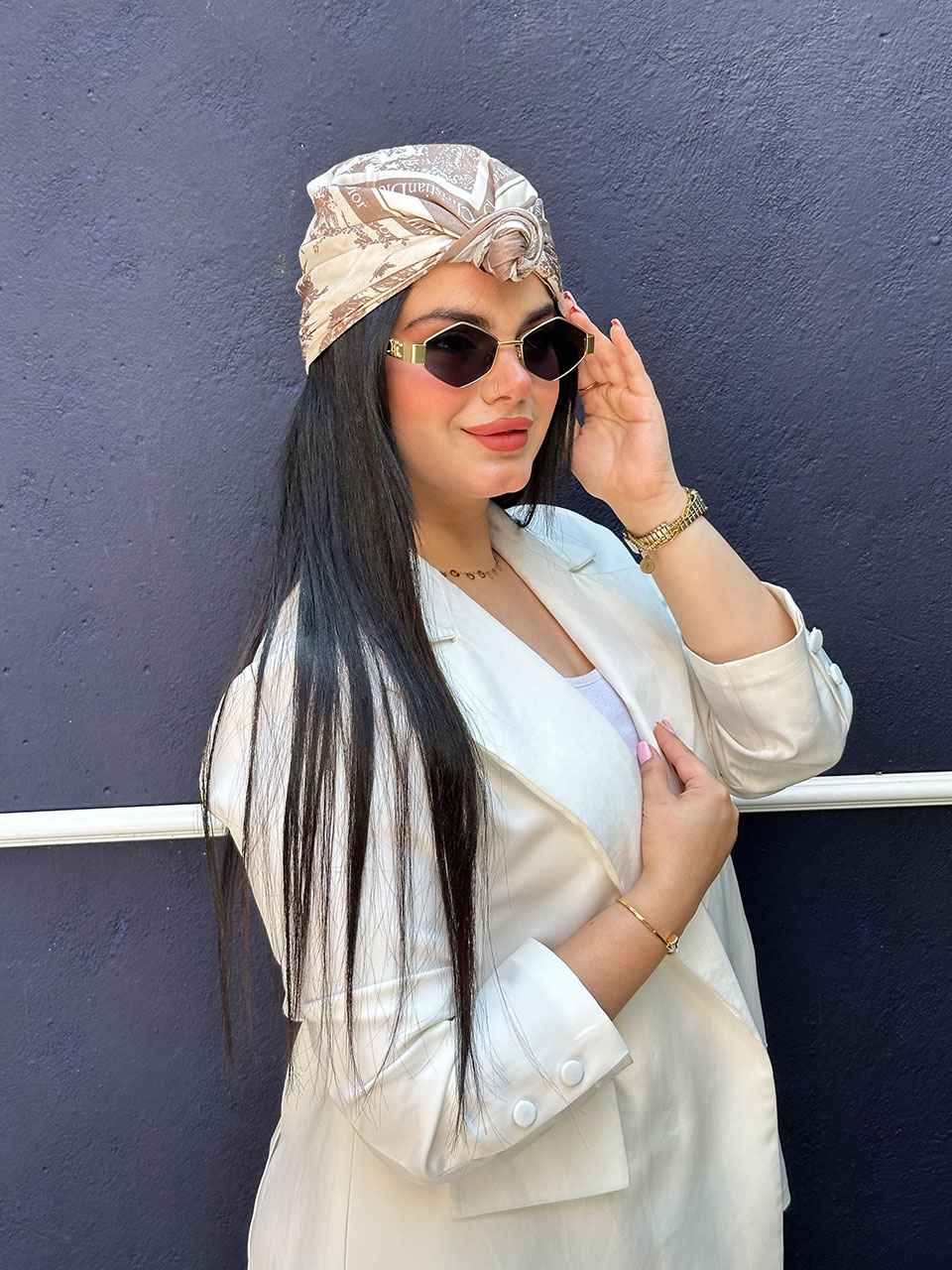 مینی اسکارف میکس مارک نخی مادام بلا