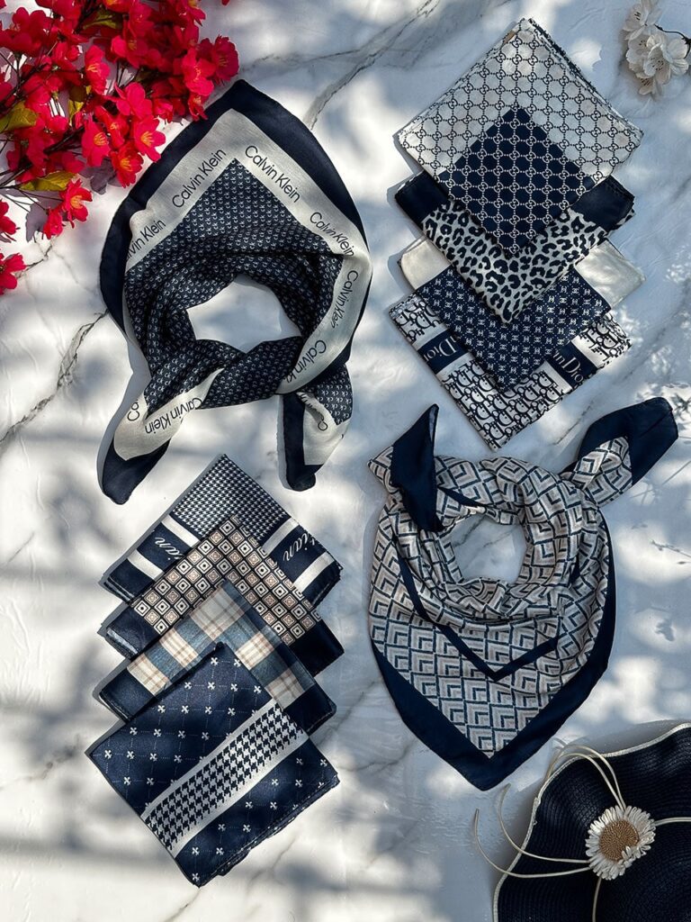 مینی اسکارف میکس نخی