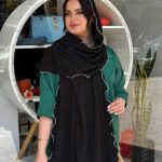 شال مشکی نخی مادام بلا
