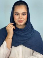 شال پلیسه تک رنگ برشکا