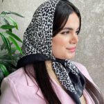 مینی اسکارف نخی میکس طرحدار دخترونه مادام بلا