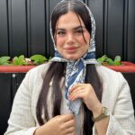 مینی اسکارف میکس نخی