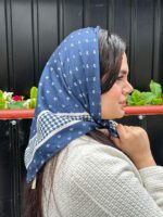 مینی اسکارف میکس نخی