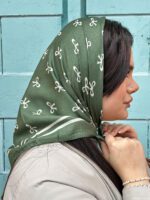 مینی اسکارف پاپیون رنگی