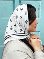 مینی اسکارف پاپیون رنگی