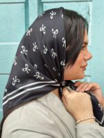 مینی اسکارف پاپیون رنگی