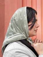 مینی اسکارف پاپیون رنگی