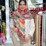 روسری نخی منگوله دار زنانه مادام بلا رشت