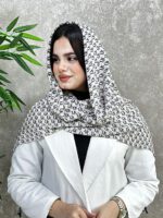 شال نخی پلیسه طرحدار