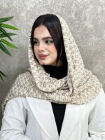 شال نخی پلیسه طرحدار