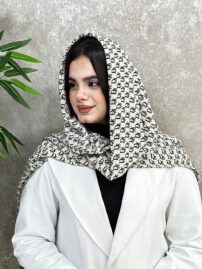 شال نخی پلیسه طرحدار