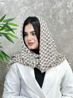 شال نخی پلیسه طرحدار