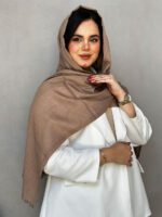 شال نخی سیرنگ تک رنگ