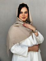 شال نخی سیرنگ تک رنگ
