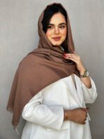 شال نخی سیرنگ تک رنگ