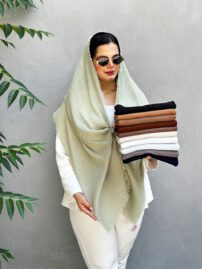 شال پلیسه نخی