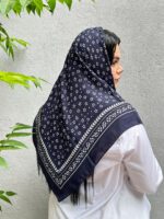 روسری میکس سرمه ای مادام بلا رشت