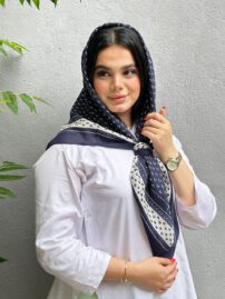 روسری میکس سرمه ای مادام بلا رشت