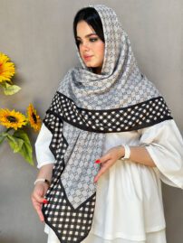 روسری نخی طرح گوچی مادام بلا رشت