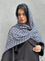شال پلیسه نخی مادام بلا