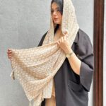 شال پلیسه نخی مادام بلا