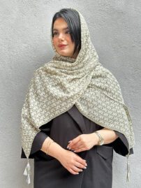 شال پلیسه نخی مادام بلا