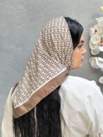 مینی اسکارف نخی دخترانه طرحدار