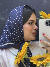 مینی اسکارف نخی مادام بلا