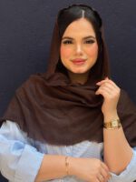 شال نخی تک رنگ