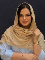 شال نخی تک رنگ