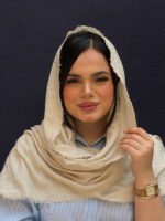 شال نخی تک رنگ