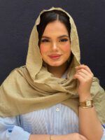 شال نخی تک رنگ